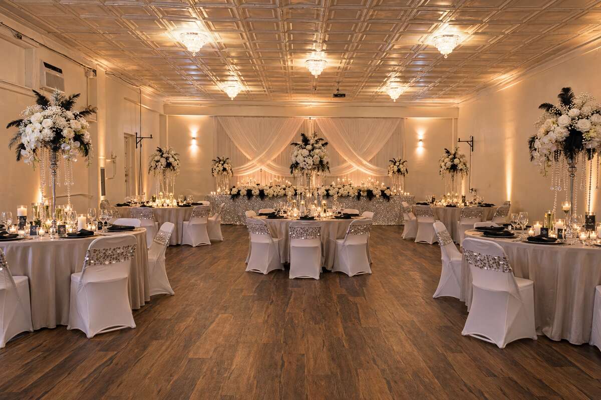 Grand Hall set for a reception